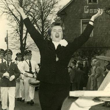 Käthe Broichhagen, Gründerin der Karnevalsfreunde Bechen