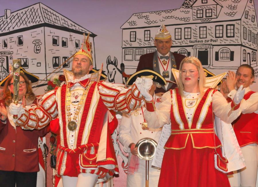 Prinzengarde bei der Proklamation